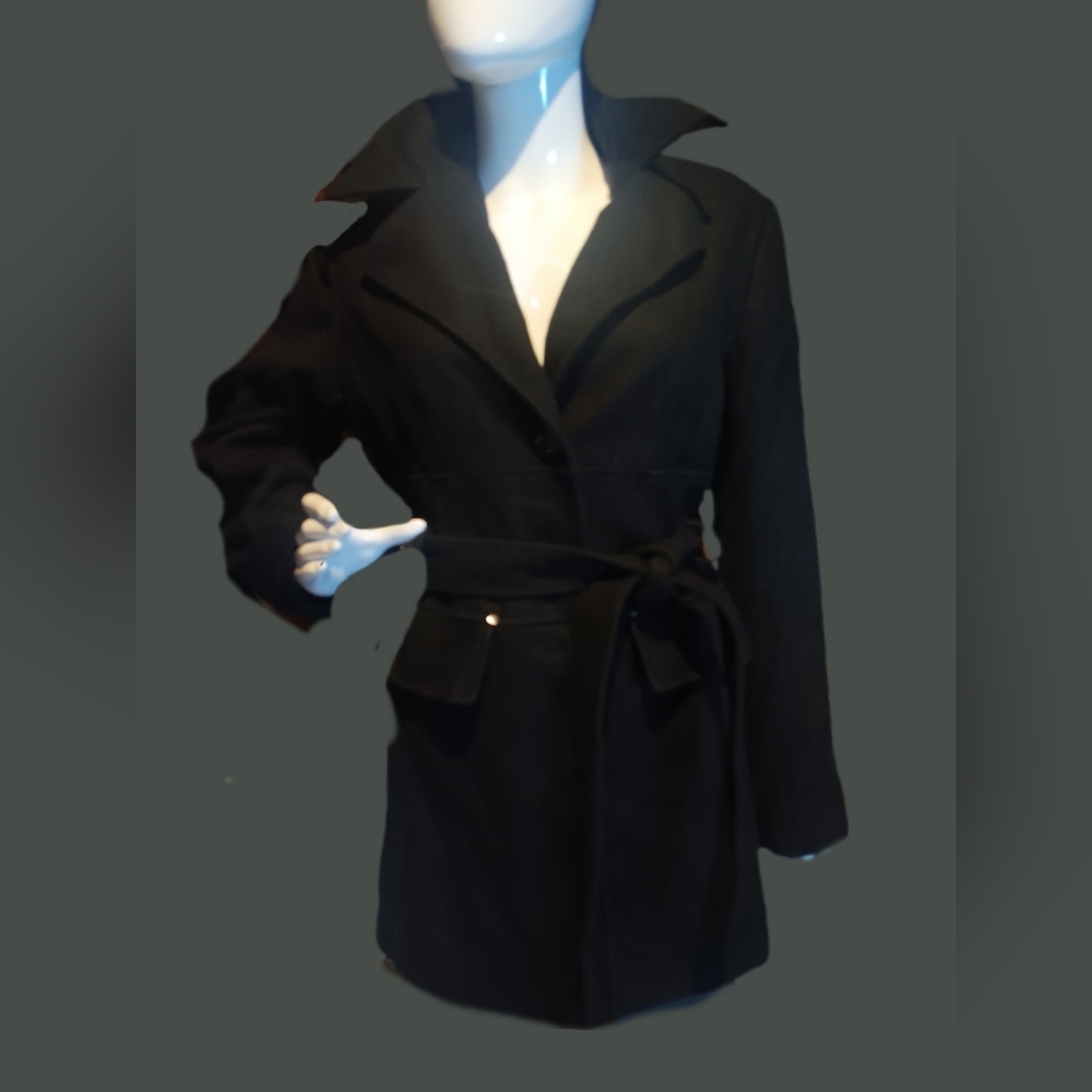 Marvin Richards Black Trench Coat